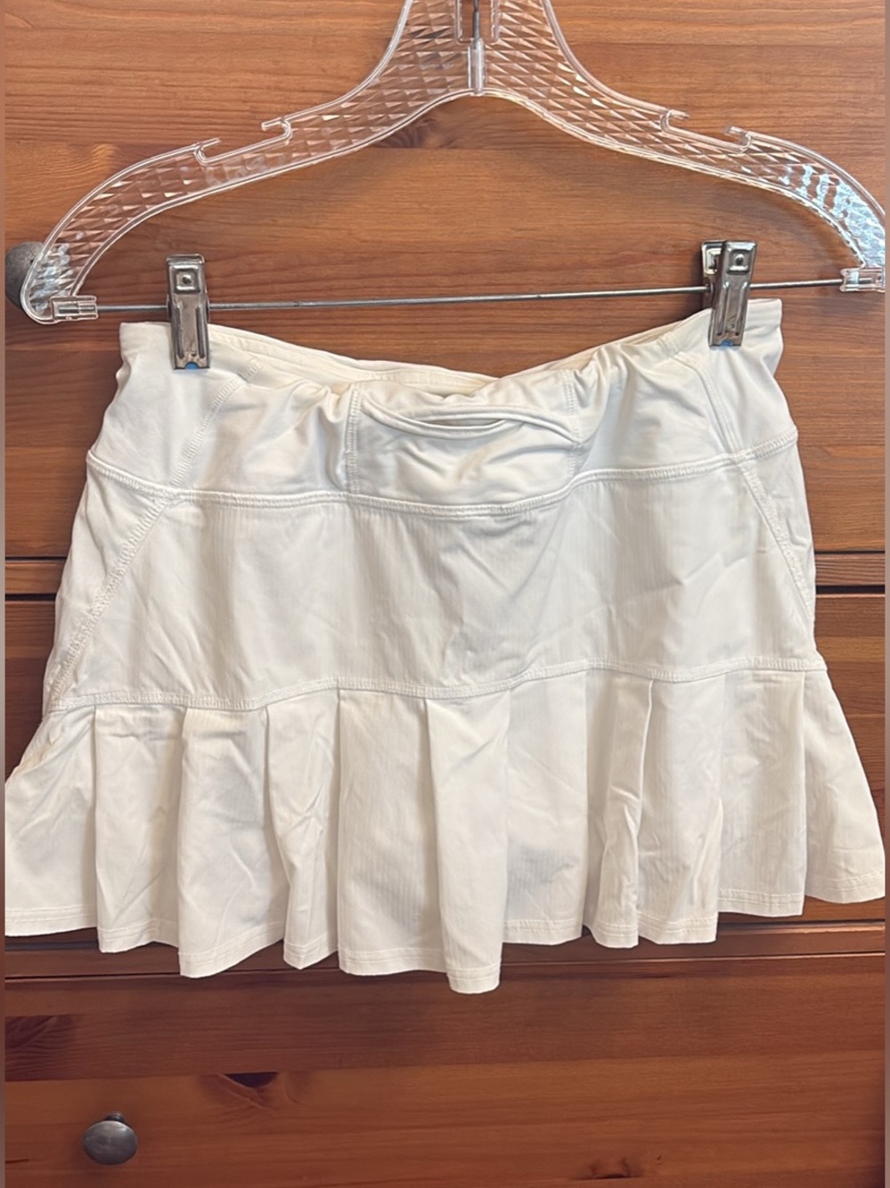 Lululemon White Women's Pleated Active Skort - Classic Tennis Style
